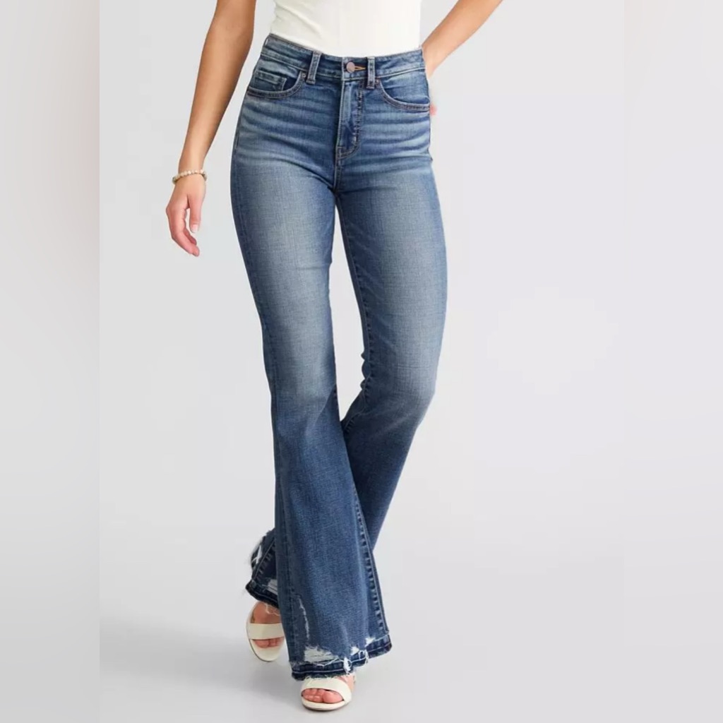 Bke Indigo Flare Jeans